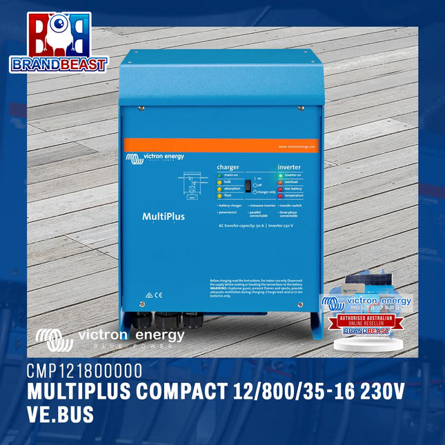 Victron Energy CMP121800000 MultiPlus Compact 12/800/35-16 230V VE.Bus