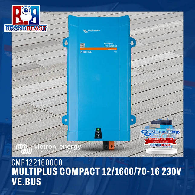 Victron Energy CMP122160000 MultiPlus Compact 12/1600/70-16 230V VE.Bus