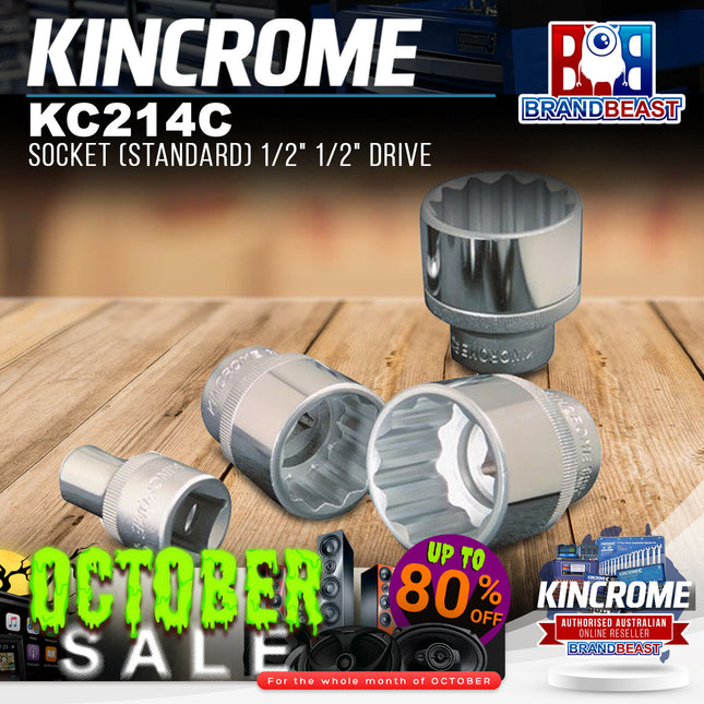 KINCROME KC214C Socket (Standard) 1/2" 1/2" Drive
