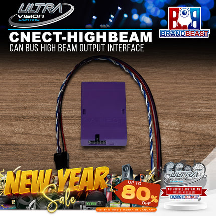 Ultra Vision Lighting CNECT-HIGHBEAM Can Bus High Beam Output Interface