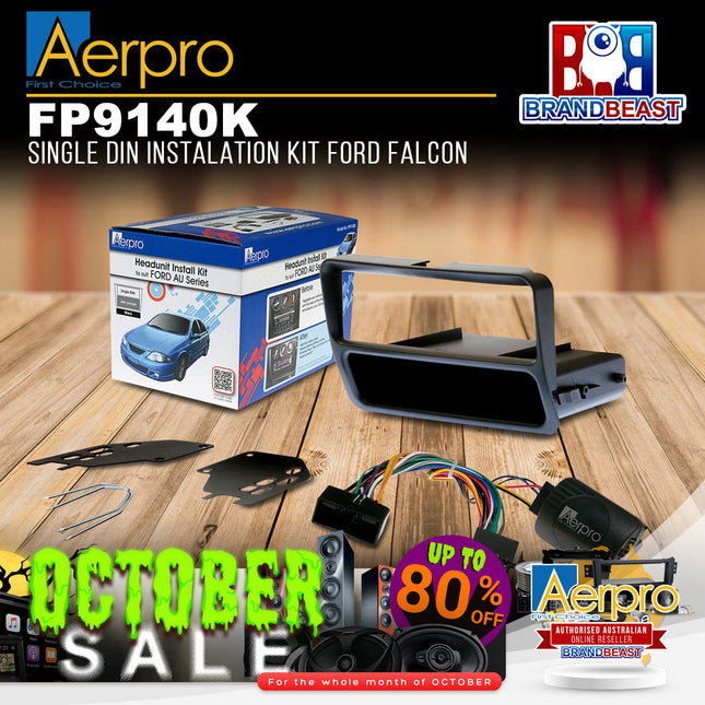 Aerpro FP9140K Single DIN Install Kit to Suit Ford Falcon AU Series 2/3