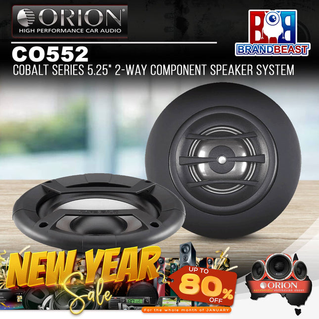 Orion CO552 Cobalt Series 5.25&quot; 2-Way Component Speaker System