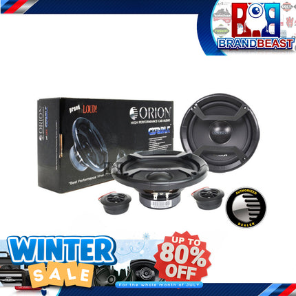 Orion CO652C 380W 6.5" Component Speakers with Crossover