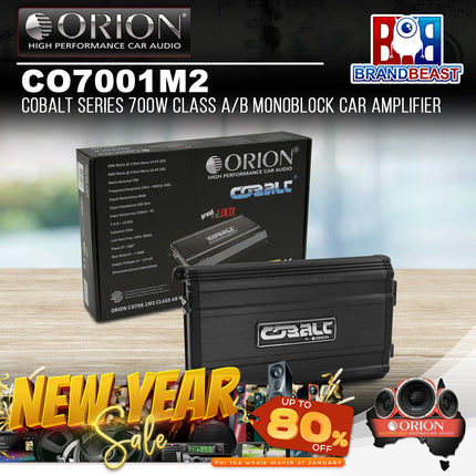 Orion CO7001M2 Cobalt Series 700W Class A/B Monoblock Car Amplifier