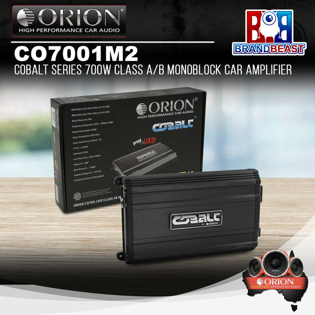 Orion CO7001M2 Cobalt Series 700W Class A/B Monoblock Car Amplifier