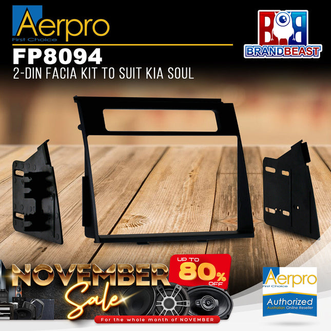 Aerpro FP8094 2-DIN Facia Kit to Suit Kia Soul