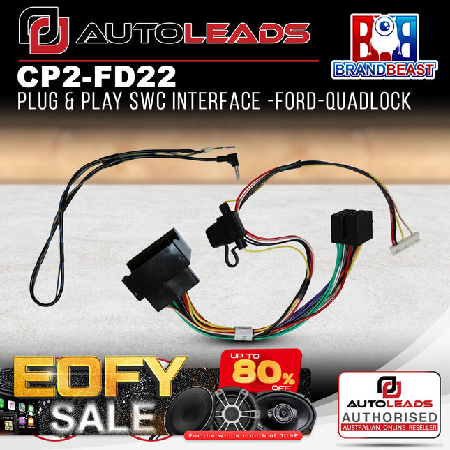 Autoleads CP2-FD22 Radio Replacement Interfaces To Suit Ford Fiesta/Transit 2006-2014