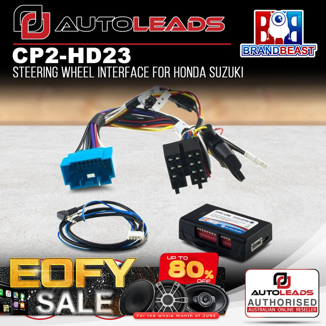 Autoleads CP2-HD23 Radio Replacement Interfaces To Suit Honda/Suzuki 1997-2018