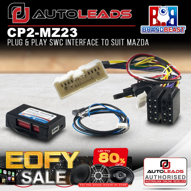 Autoleads CP2-MZ23 Radio Replacement Interfaces To Suit Mazda 2000-2015