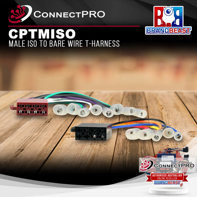 ConnectPRO CPTMISO Male ISO to Bare Wire T-Harness