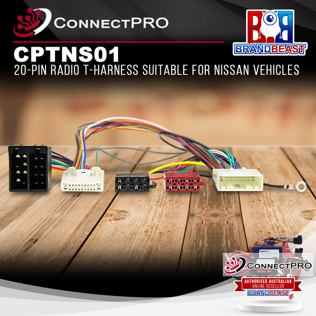 ConnectPRO CPTNS01 20-Pin Radio T-Harness Suitable for Nissan Vehicles