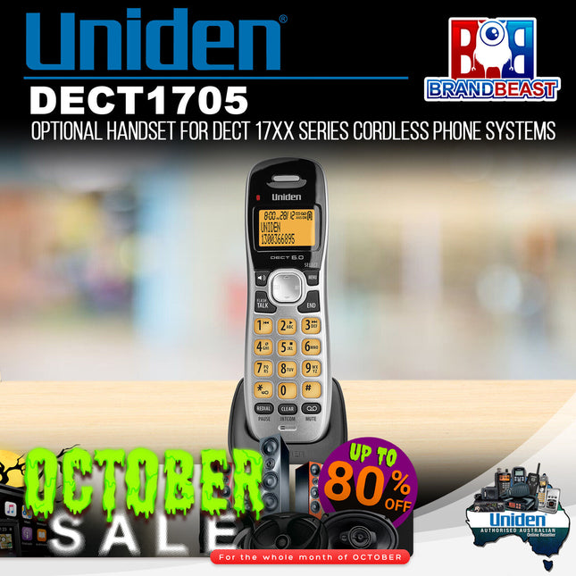 Uniden DECT1705 Optional Handset for DECT 17xx Series Cordless Phone Systems