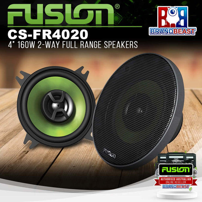 Fusion CS-FR4020 4‚Äù 160W 2-Way Full Range Speakers