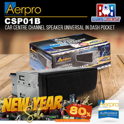 Aerpro CSP01B Car Centre Channel Speaker Universal In Dash Pocket