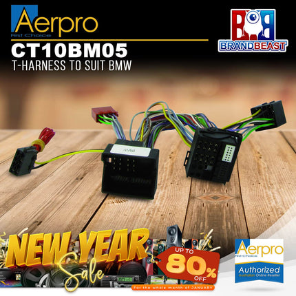 Aerpro CT10BM05 T-Harness to Suit BMW