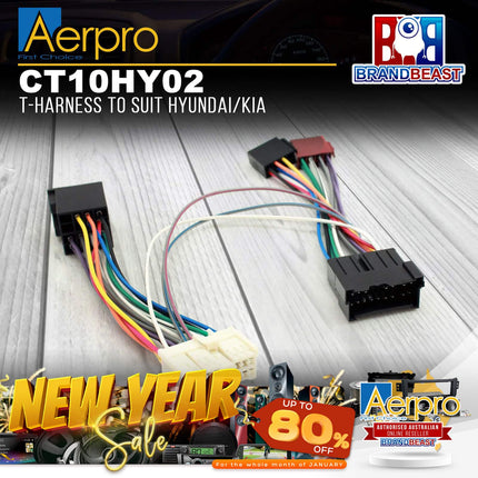 Aerpro CT10HY02 T-Harness to Suit Hyundai/Kia