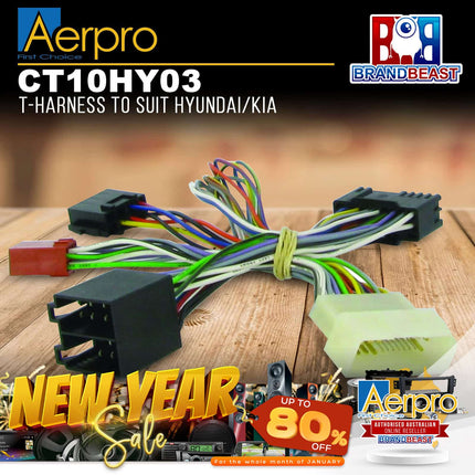 Aerpro CT10HY03 T-Harness to Suit Hyundai/Kia