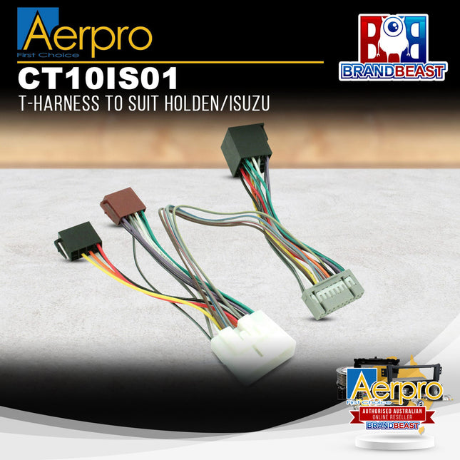 Aerpro CT10IS01 T-Harness Suit Holden & Isuzu Various Models