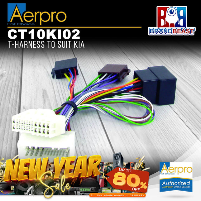 Aerpro CT10KI02 T-Harness to Suit Kia