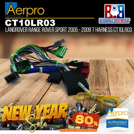 Aerpro CT10LR03 T-Harness To Suit Landrover Range Rover 2005 - 2009