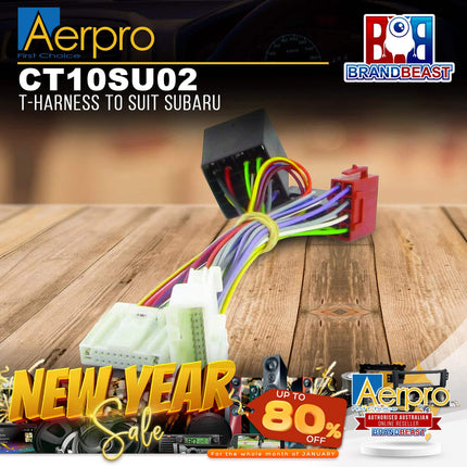 Aerpro CT10SU02 T-Harness to Suit Subaru