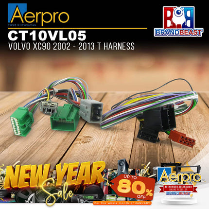 Aerpro CT10VL05 T-Harness to Suit Volvo