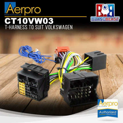 Aerpro CT10VW03 T-Harness to Suit Volkswagen