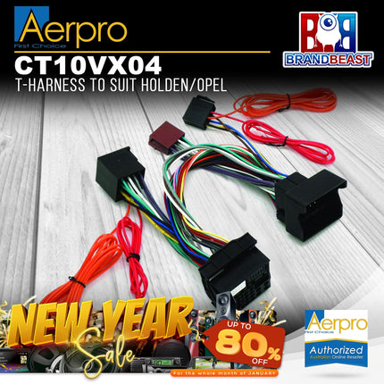 Aerpro CT10VX04 T-Harness Suit Holden & Opel Various Models