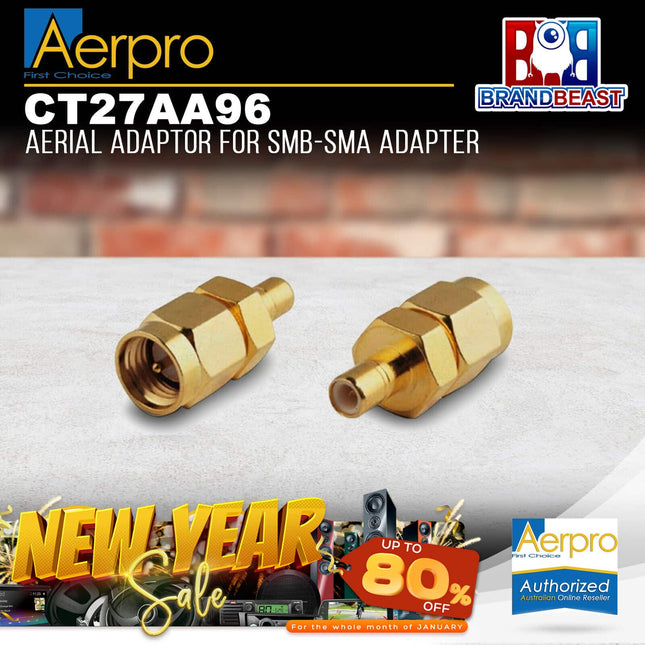 Aerpro CT27AA96 SMB TO SMA Adapter