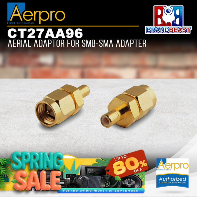Aerpro CT27AA96 SMB TO SMA Adapter
