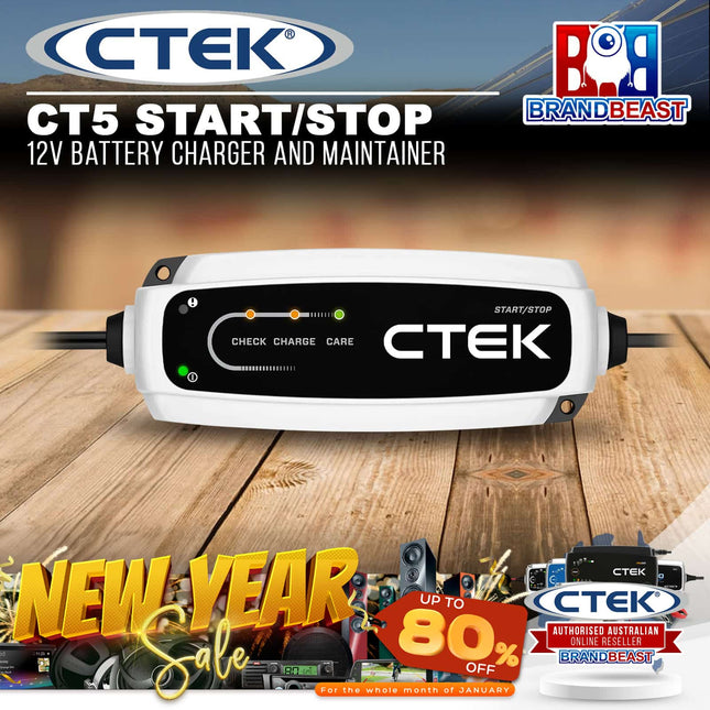 CTEK CT5 START/STOP 12V 3.8A Battery Charger and Maintainer