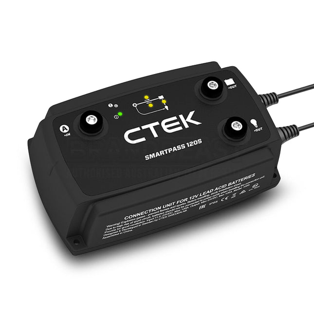 CTEK SMARTPASS 120S 120A 12V Power Management System for Starter and Service Batteries