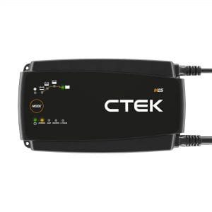 CTEK M25 25A Marine Charger - Professional High-Power Marine Battery Charger with Temperature Compensation and Lithium Compatibility