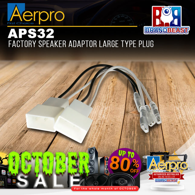 Aerpro APS32 Factory Speaker Adaptor Large Type Plug