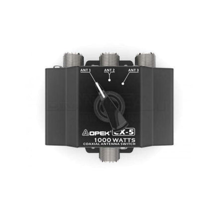 OPEK CX5 - 3-Position Coaxial Antenna Switch Box for Radio Systems