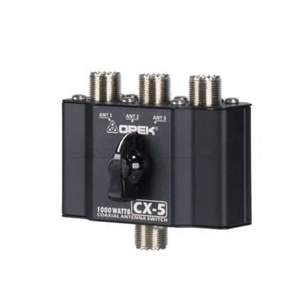 OPEK CX5 - 3-Position Coaxial Antenna Switch Box for Radio Systems
