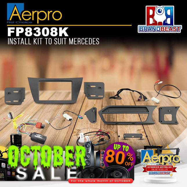 Aerpro FP8308K 2-DIN Install Kit to Suit Mercedes C-Class W204