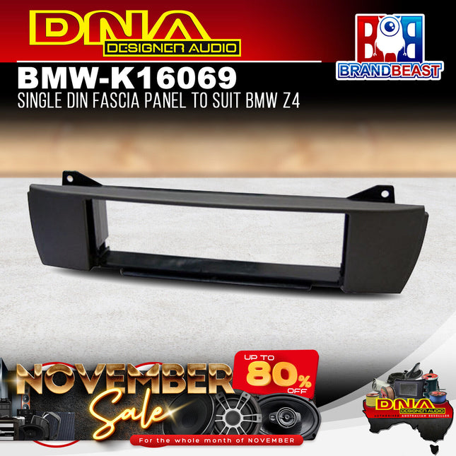 DNA BMW-K16069 Single DIN Fascia Panel to Suit BMW Z4