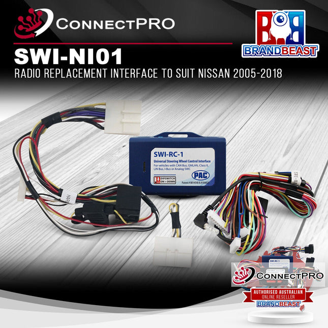 ConnectPRO SWI-NI01 Radio Replacement Interface To Suit Nissan 2005-2018