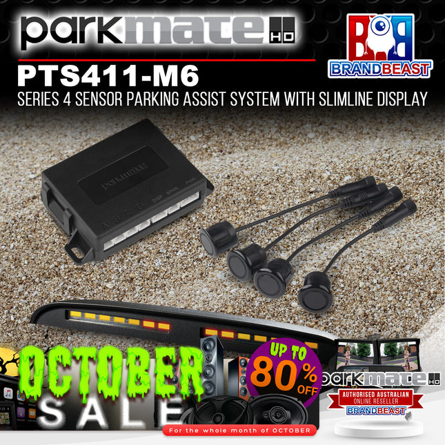 Parkmate PTS411-M6 Series 4 Sensor Parking Assist System with Slimline Display