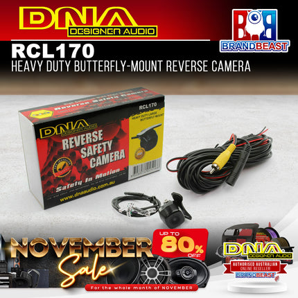 DNA RCL170 CMOS Reverse Camera Large Butterfly Mount - PAL/NTSC