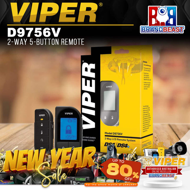 Viper D9756V 2-Way 5-Button Remote