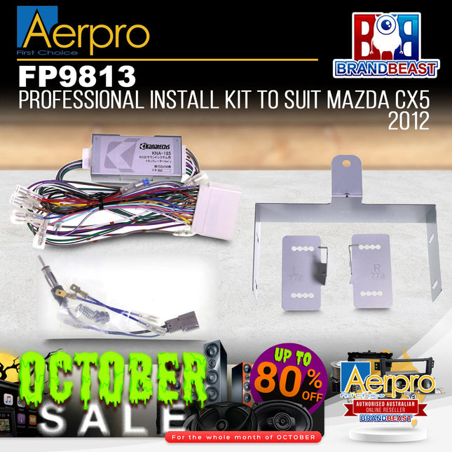 Aerpro FP9813 Professional Installation Kit to Suit Mazda CX5 2012-2017