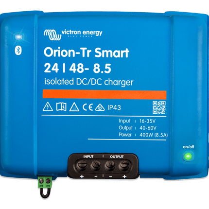 Victron Energy ORI244840120 Orion-Tr Smart 24/48-8.5A 400W Isolated DC-DC Charger