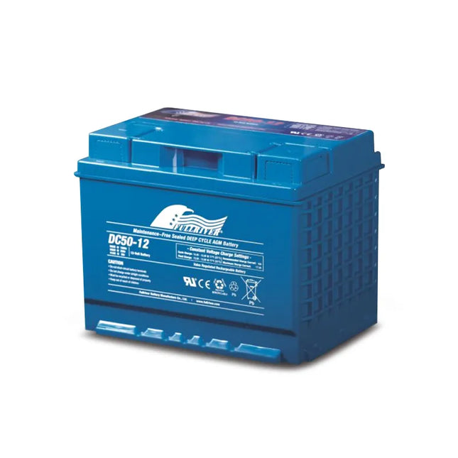 Fullriver DC50-12 DC Series 12V 50Ah AGM Deep Cycle Heavy Duty Battery