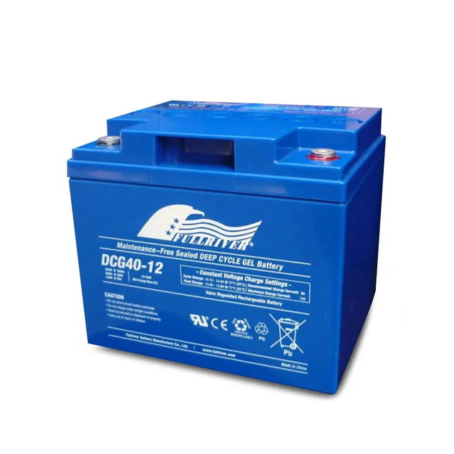 Fullriver DCG40-12 (DC40-12) DCG Gel Series 12V 40Ah AGM Deep Cycle Battery