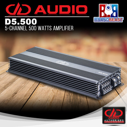 DD Audio D5.500 5-Channel 500 Watts Amplifier