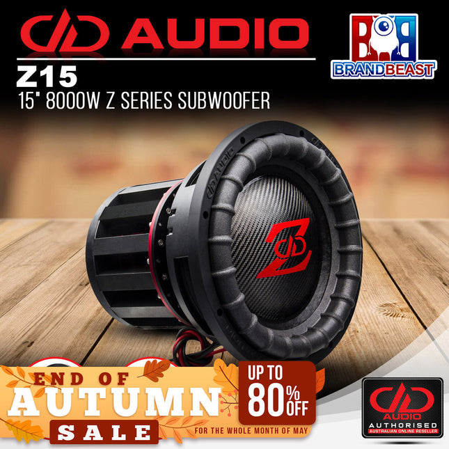 DD Audio DD-Z15 15" 8000W Z Series Subwoofer