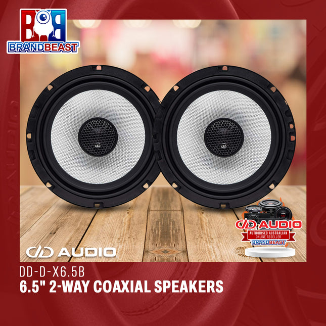 DD Audio DD-D-X6.5B 6.5" 2-Way Coaxial Speakers