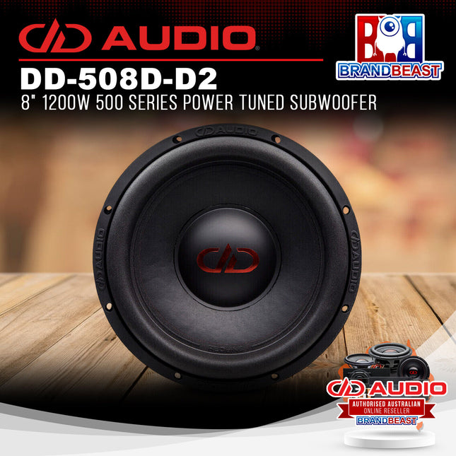 DD Audio DD-508D-D2 8" 1200W 500 Series Power Tuned Subwoofer